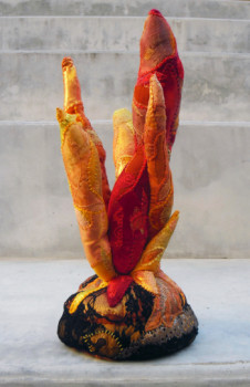 Named contemporary work « Ma petite flamme », Made by CDEM-EDEN