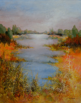 Named contemporary work « La Loire », Made by JEAN GODIN