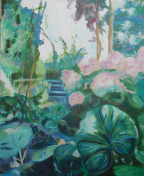 Named contemporary work « le jardin de monnet2 », Made by MIREILLE BREGOU