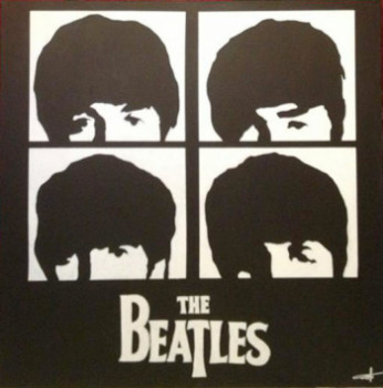Named contemporary work « The Beatles », Made by BRUNOCREM