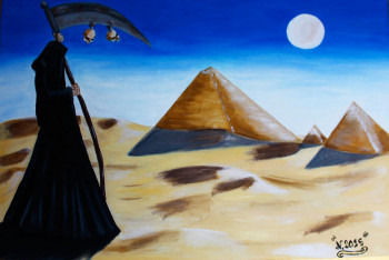 Named contemporary work « Egypt », Made by NAGASHUD