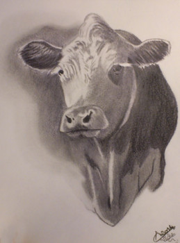 Named contemporary work « La Vache ! », Made by ALICETRISTANEO