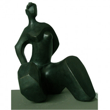 Named contemporary work « L'attente 2 », Made by EVY