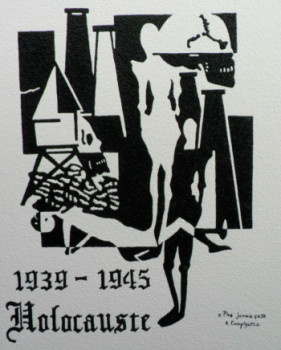 Named contemporary work « Plus jamais ça », Made by ANGELINO CAMPIGOTTO