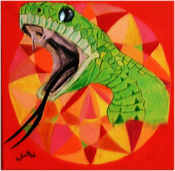 Named contemporary work « Le Serpent », Made by VALéRIE DE LA MERCIE