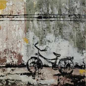 Named contemporary work « Bike », Made by LEALYDILIA