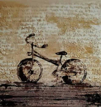 Named contemporary work « Different way...different bike », Made by LEALYDILIA