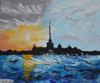 Named contemporary work « St-Peterburg », Made by STELLAPOLARE