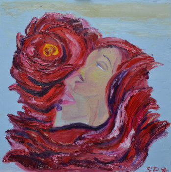 Named contemporary work « Awakening Rose », Made by STELLAPOLARE