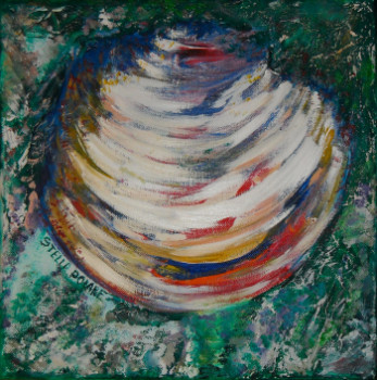 Named contemporary work « Boule de sapin 1 », Made by STELLAPOLARE