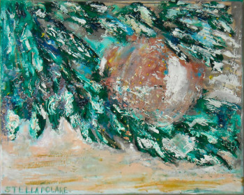 Named contemporary work « Boule de sapin 2 », Made by STELLAPOLARE