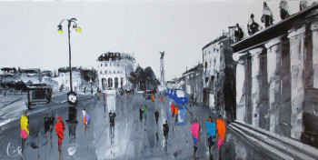 Contemporary work named « place du theatre bordeaux », Created by LOUIS MAGRE