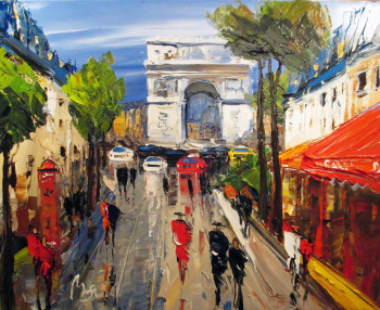 Contemporary work named « les champs elysées », Created by LOUIS MAGRE