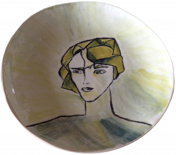 Named contemporary work « Lady L. », Made by CELIMENE