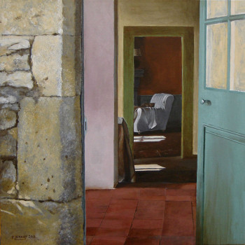 Named contemporary work « Intérieur N°2 », Made by PATRICE LANNOY