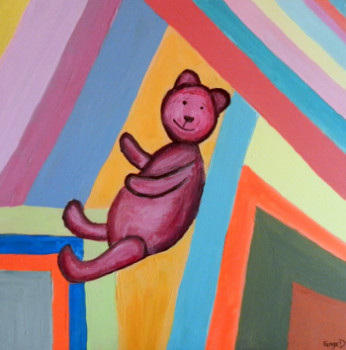 Named contemporary work « nounours 4 », Made by DAUTHEVILLE