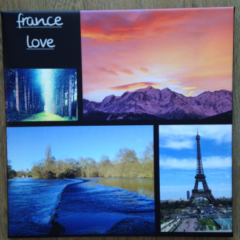 Named contemporary work « france love  », Made by SCORPION