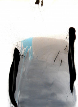 Named contemporary work « L'O », Made by LAURENT KOLLER