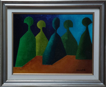 Named contemporary work « 5 figures 1 », Made by LALLO