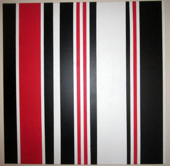 Named contemporary work « stripes 1 », Made by MATHIEU LE CAM