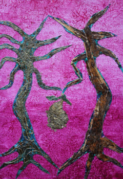 Named contemporary work « ST VALENTIN chez les "ARBRES AMOUREUX" », Made by ATELIER DE CHANTEMERLE