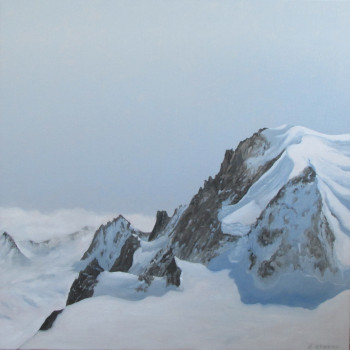 Named contemporary work « Alpes », Made by L.VERHOEVEN