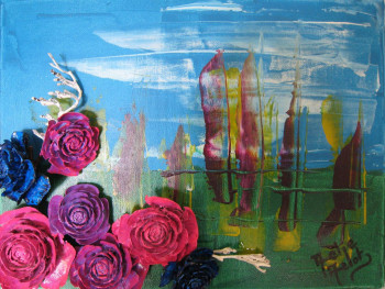 Named contemporary work « ROSES DE CEDRE ETMER », Made by AMELIE AMELOT