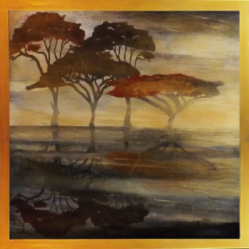 Named contemporary work « L'arbre de janvier », Made by LY-ROSE