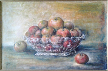 Named contemporary work « les pommes du Vilars », Made by FARRUGIA