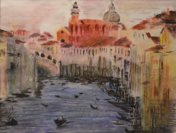 Named contemporary work « Venezia  », Made by STELLAPOLARE