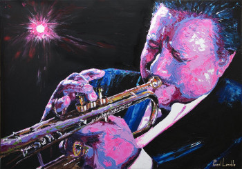 Contemporary work named « Arturo Sandoval », Created by PASCAL LENOBLE