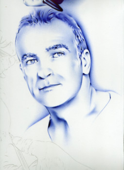 Named contemporary work « Autoportrait inachevé 2 », Made by ANDRé JEANNIN