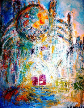 Named contemporary work « la cathédrale de Beauvais », Made by ANNIE RATNADASS