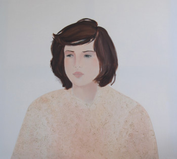 Named contemporary work « Portrait de Rose (oeuvre vendue) », Made by ANNE ROUSSEAU