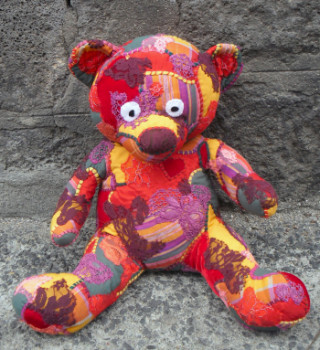 Named contemporary work « Nounours multicolore », Made by CDEM-EDEN