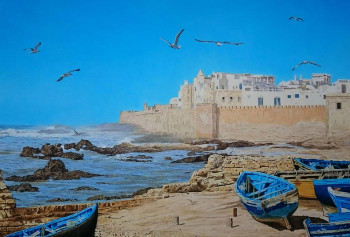 Named contemporary work « Essaouira », Made by MARCO RE