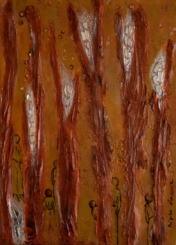 Named contemporary work « Forêt », Made by REGINE LACOUR