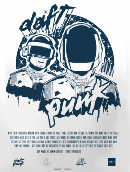 Named contemporary work « DAFT PUNK by isma », Made by ISMAëL DESIGN