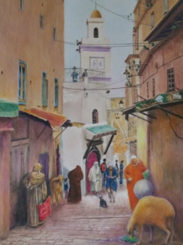 Une rue de Casbah d'Alger On the ARTactif site