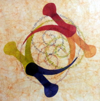 Named contemporary work « calligraphie marocaine  », Made by JALAL