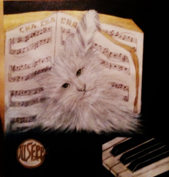 Named contemporary work « cha cha cha », Made by GIUSEPPA BABILLOT