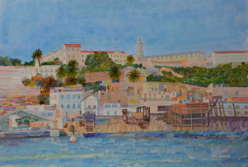Named contemporary work « Oran (Algérie) », Made by AFFIF CHERFAOUI