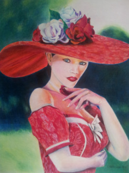 La demoiselle au chapeau rouge On the ARTactif site