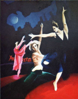 Named contemporary work « DANSE NOCTURNE », Made by BARON