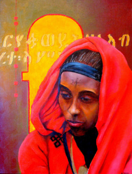 Named contemporary work « L'ETHIOPIENNE », Made by BARON