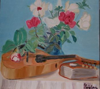 Named contemporary work « mandoline 2 », Made by LUIGINA