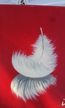 Named contemporary work « plume », Made by GEORGES GREY
