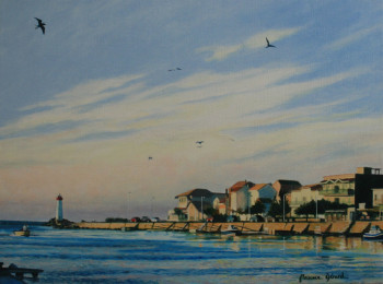 Contemporary work named « Agde, la Tamarissière », Created by MAXENCE GERARD