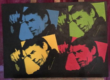 Named contemporary work « Brel Pop art », Made by STARD