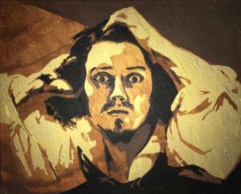 Named contemporary work « Gustave Courbet dit Le Désespéré  », Made by STARD